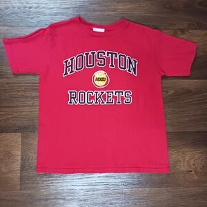 Classic Houston Rockets Red T-shirt NBA Fan Gear